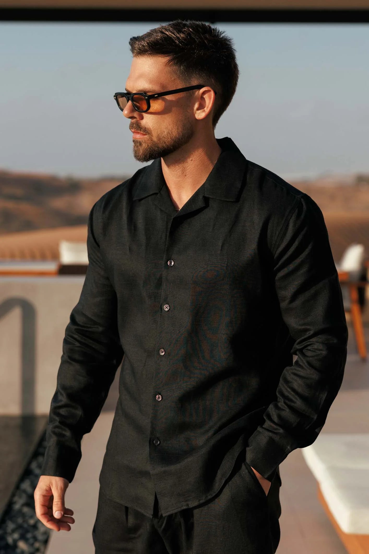 Camisa de lino
