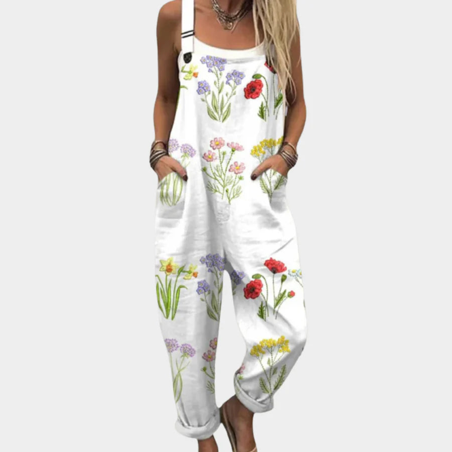 Mono Blanco Estampado Flores