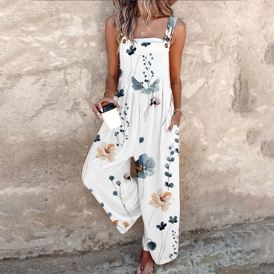 Mono Blanco Estampado Floral