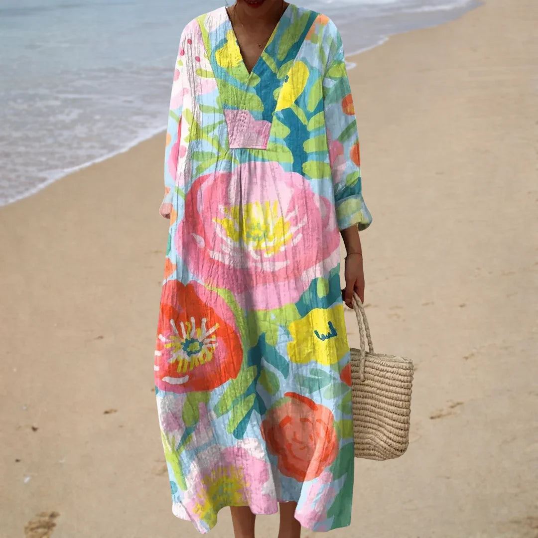 Vestido estampado de verano