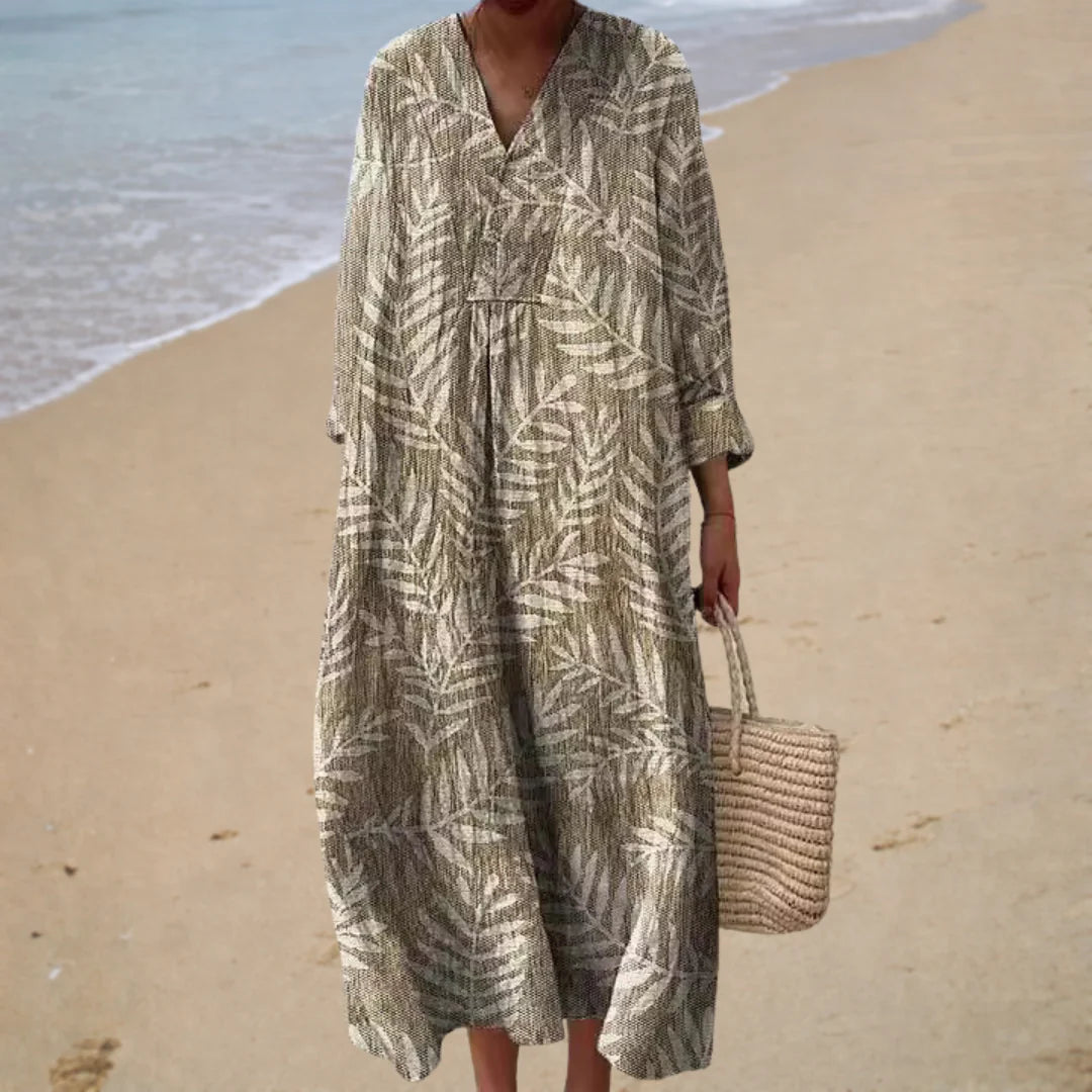 Vestido estampado de verano