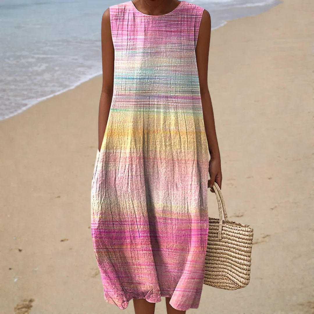 Vestido estampado de verano