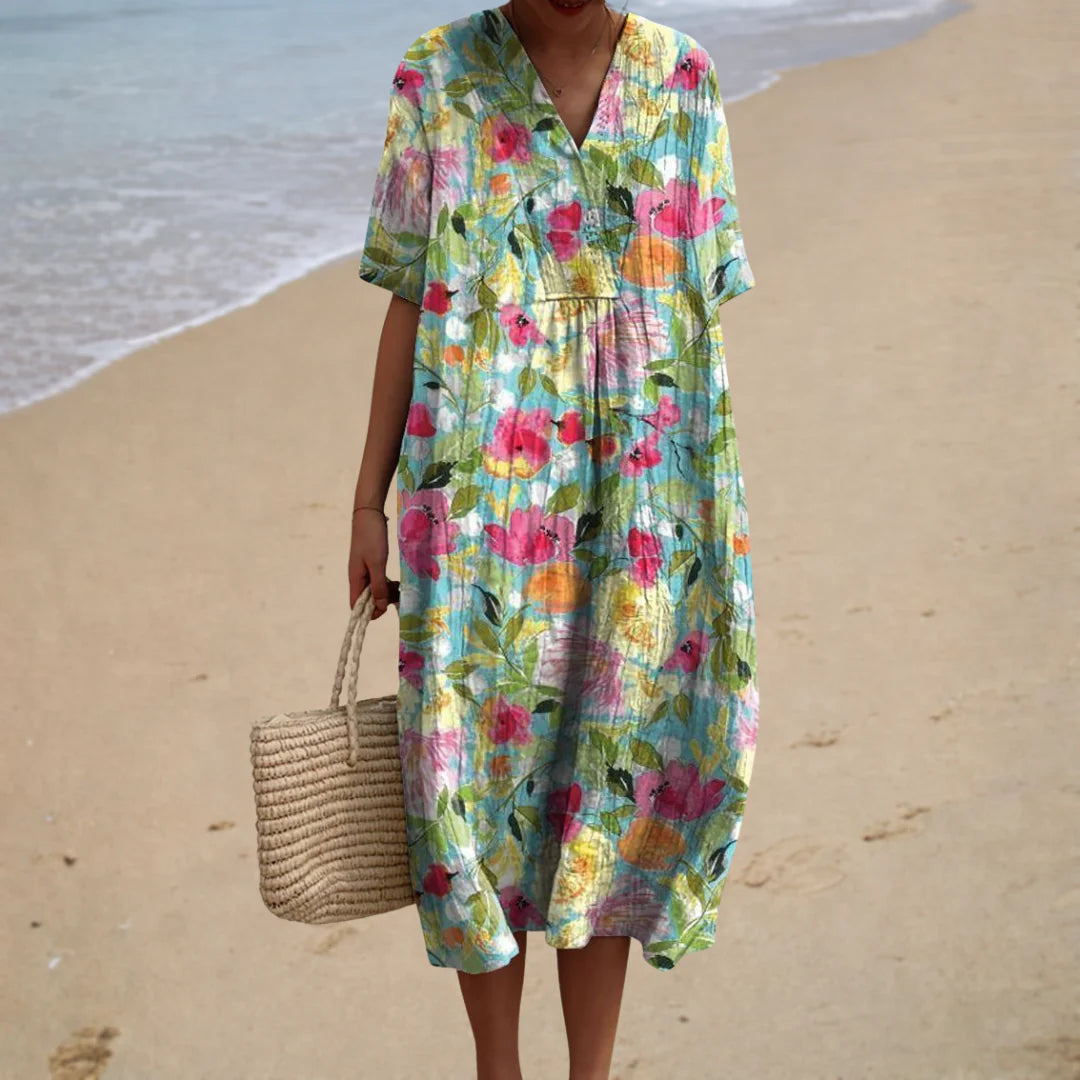 Vestido estampado de verano