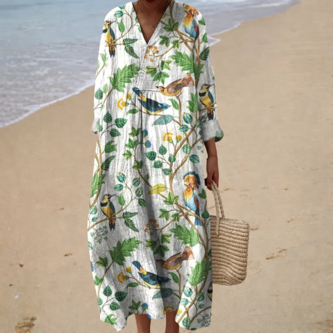 Vestido estampado de verano
