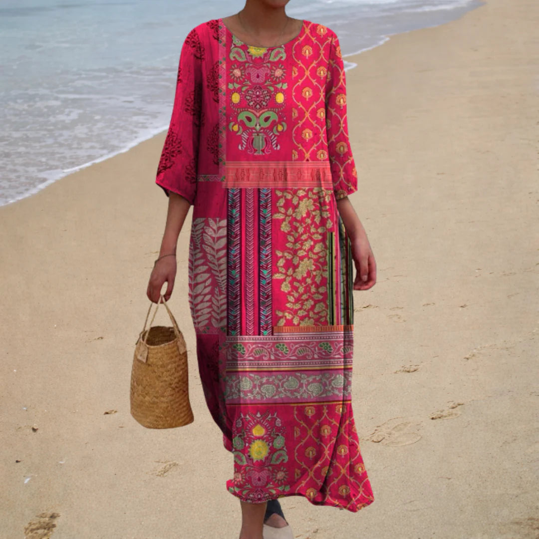 Vestido estampado de verano