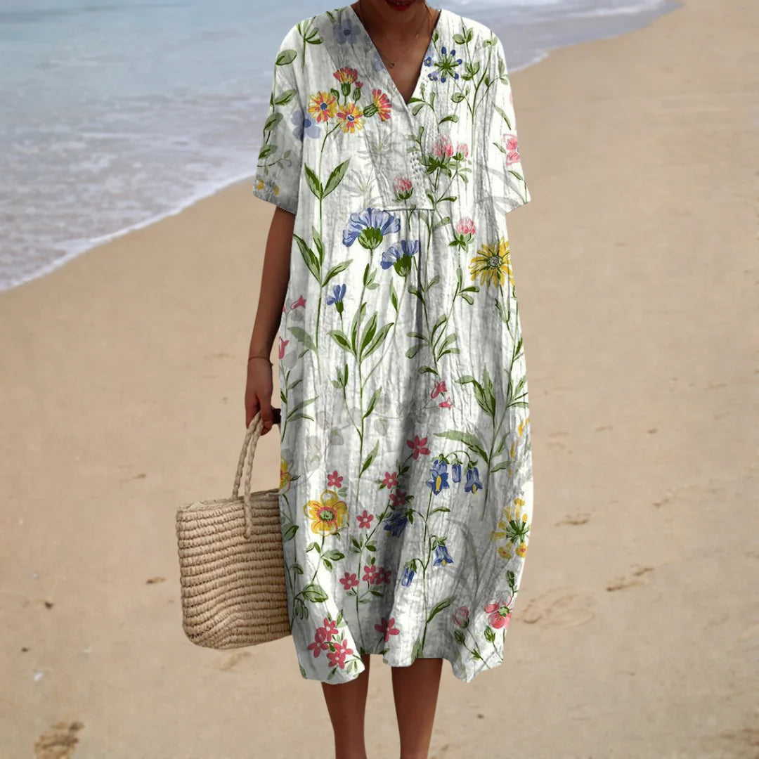 Vestido estampado de verano