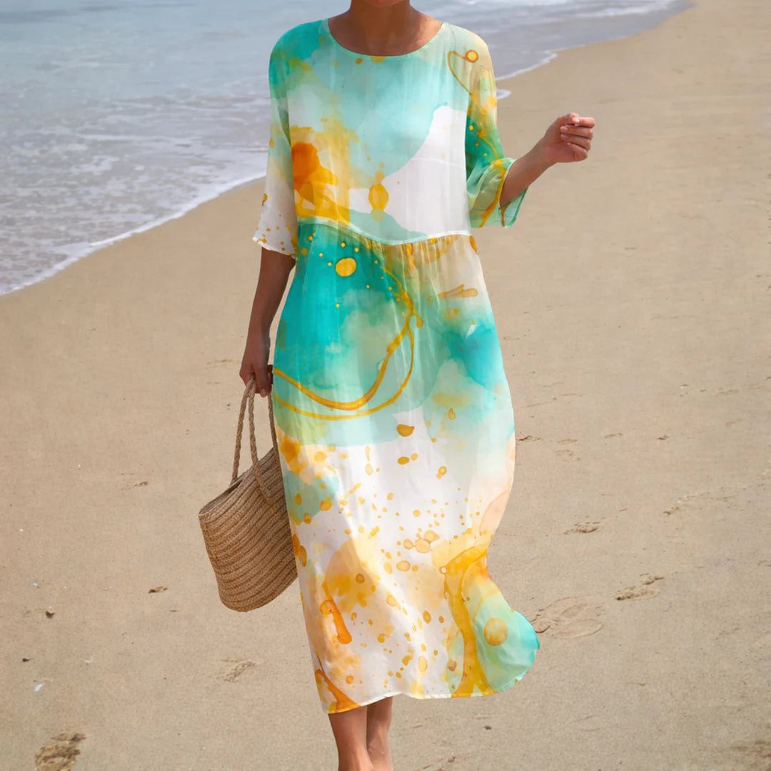Vestido estampado de verano