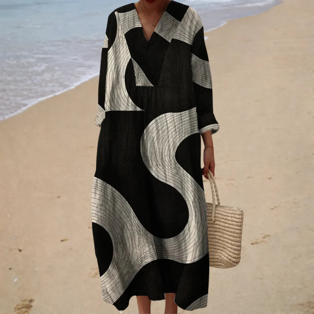 Vestido estampado de verano