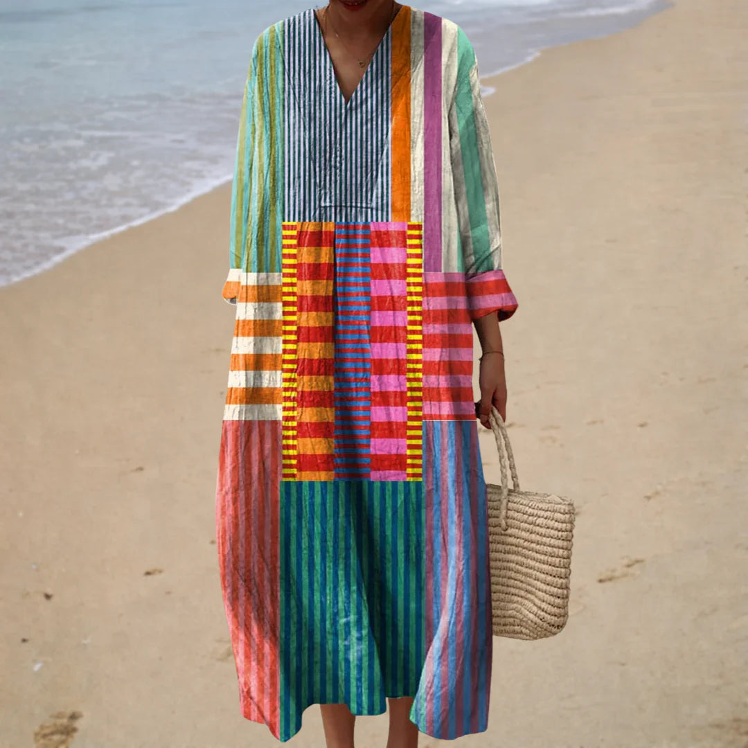 Vestido estampado de verano