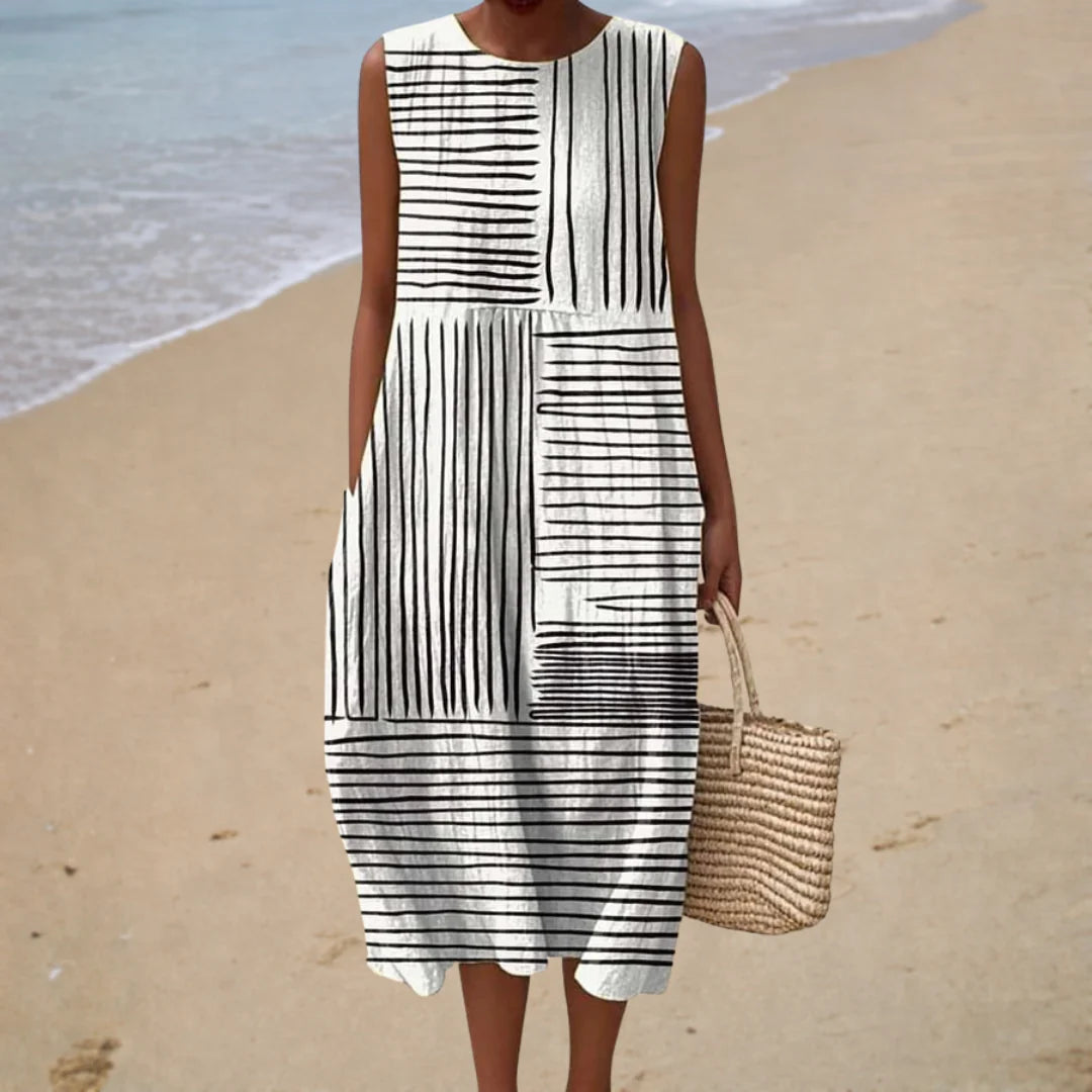 Vestido estampado de verano