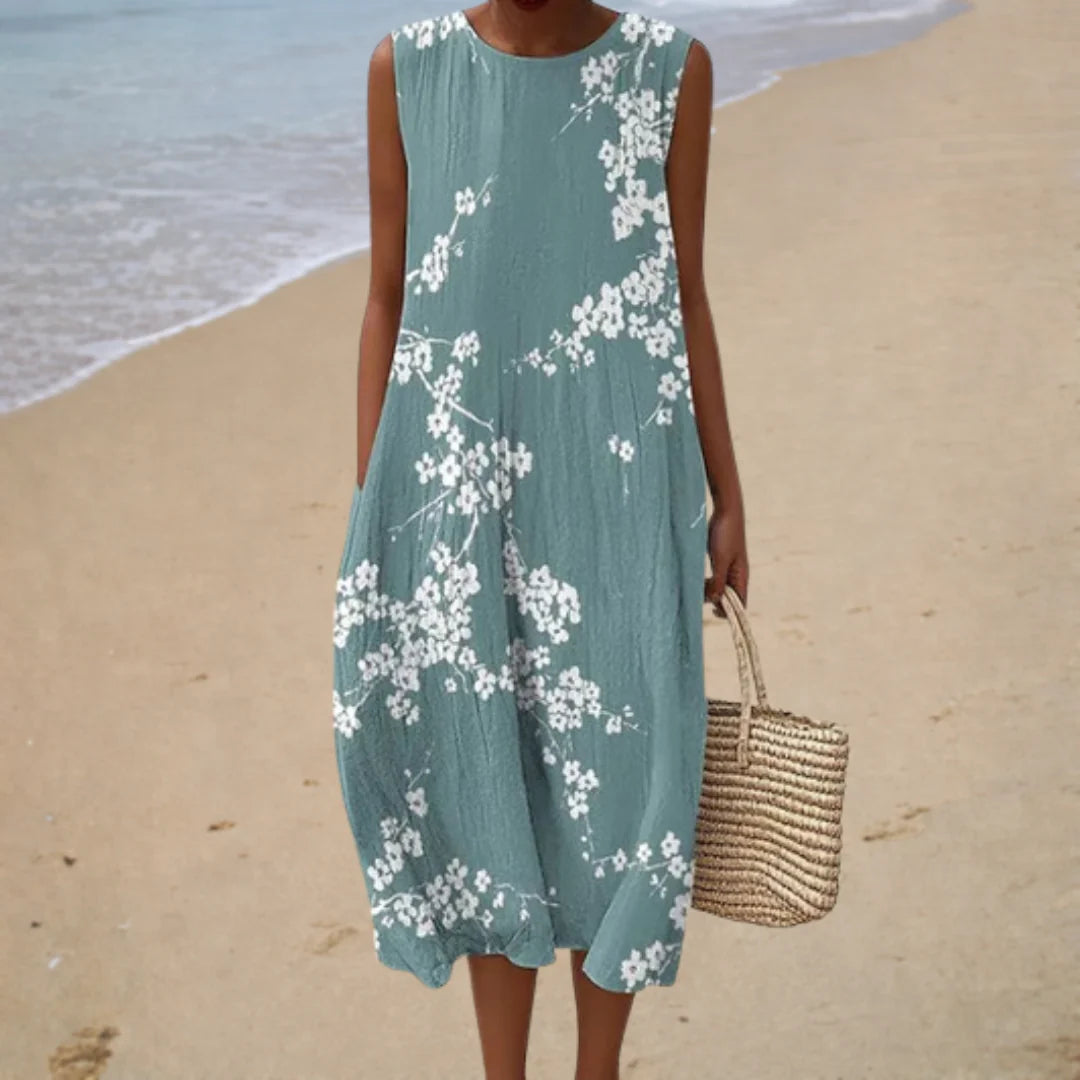 Vestido estampado de verano