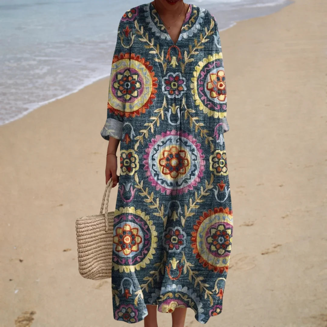 Vestido estampado de verano