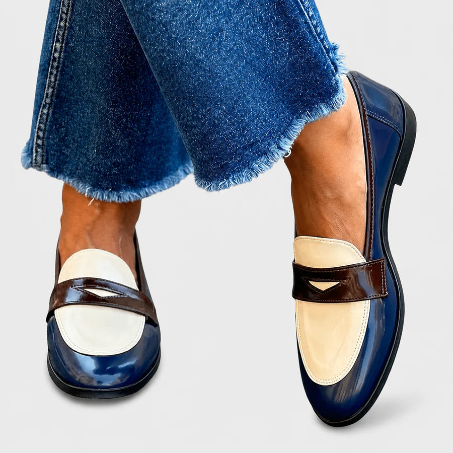 Mocasines de contraste