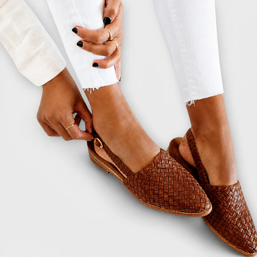 Mocasines trenzados