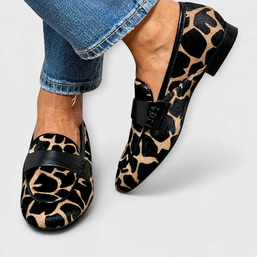Mocasines de leopardo