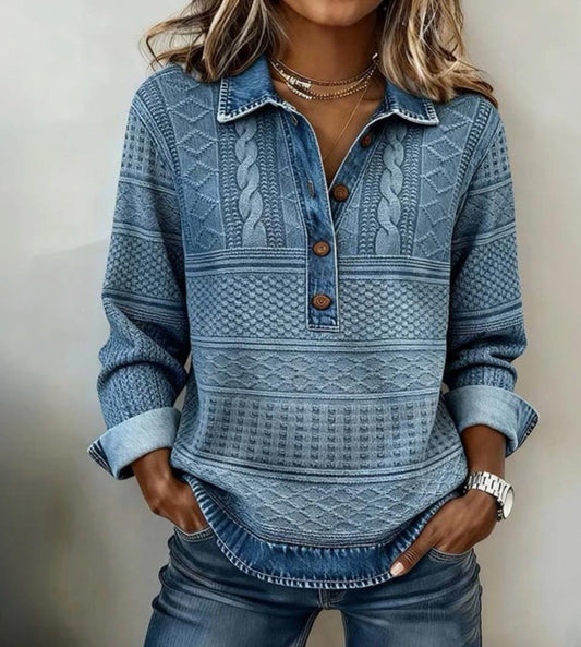 Blusa informal vintage