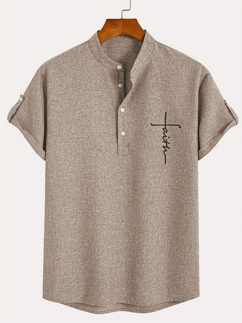 Camisa de Cuello Mao