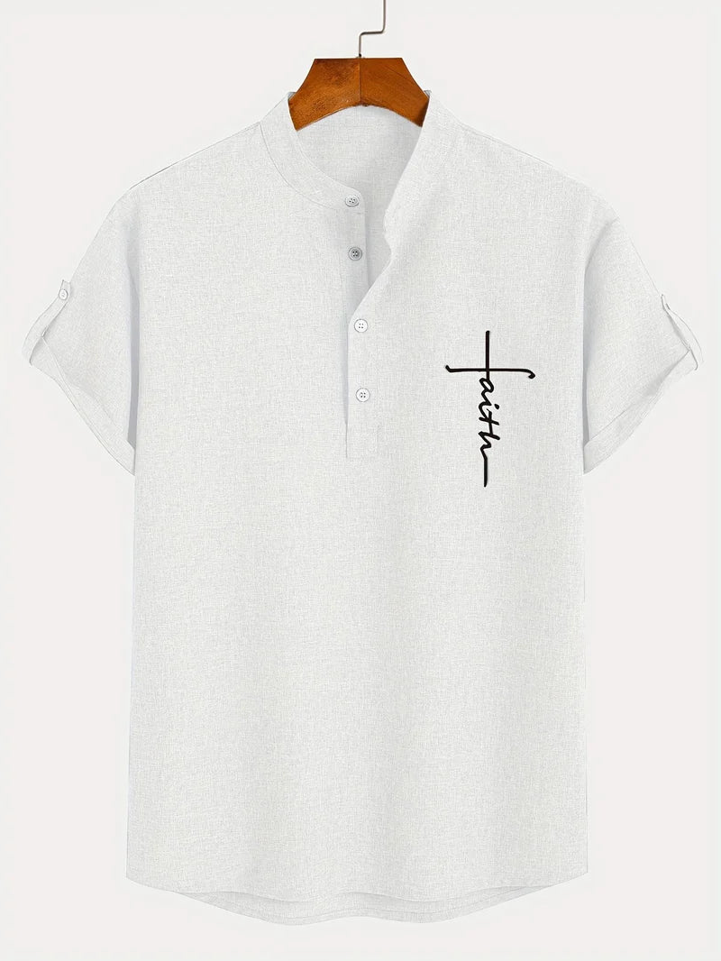 Camisa de Cuello Mao