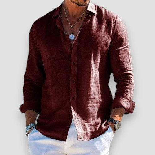 Luca - Camisa de lino elegante y ligera