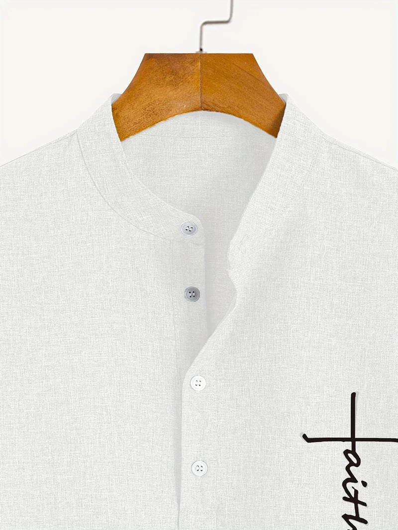 Camisa de Cuello Mao