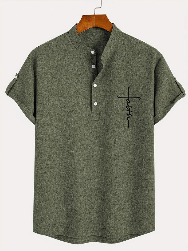 Camisa de Cuello Mao