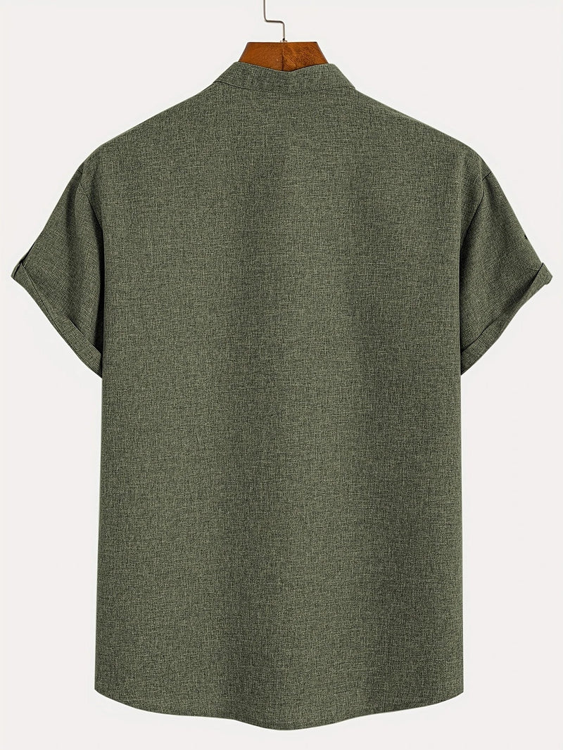 Camisa de Cuello Mao
