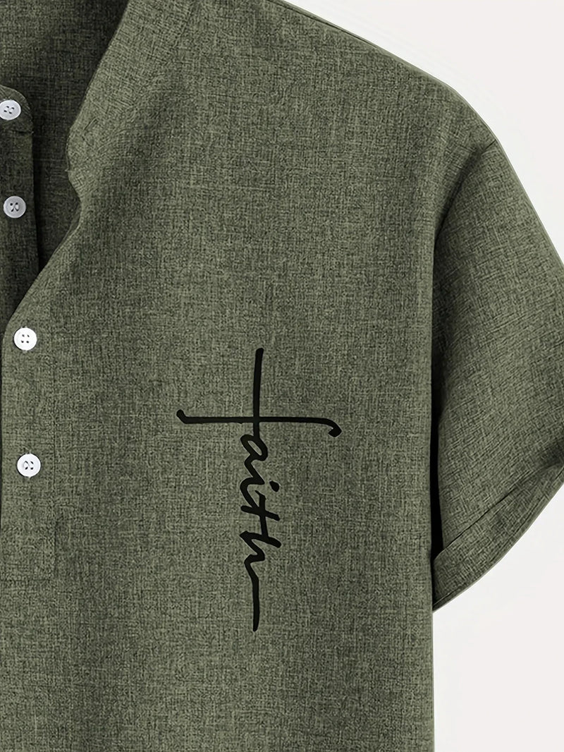 Camisa de Cuello Mao