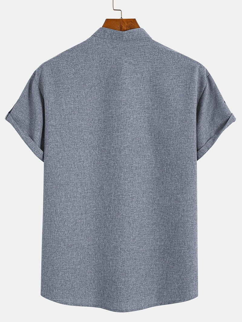Camisa de Cuello Mao