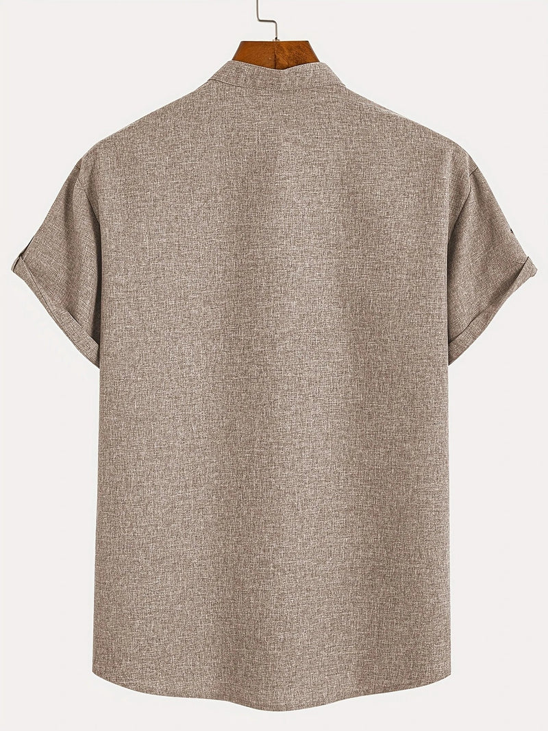 Camisa de Cuello Mao