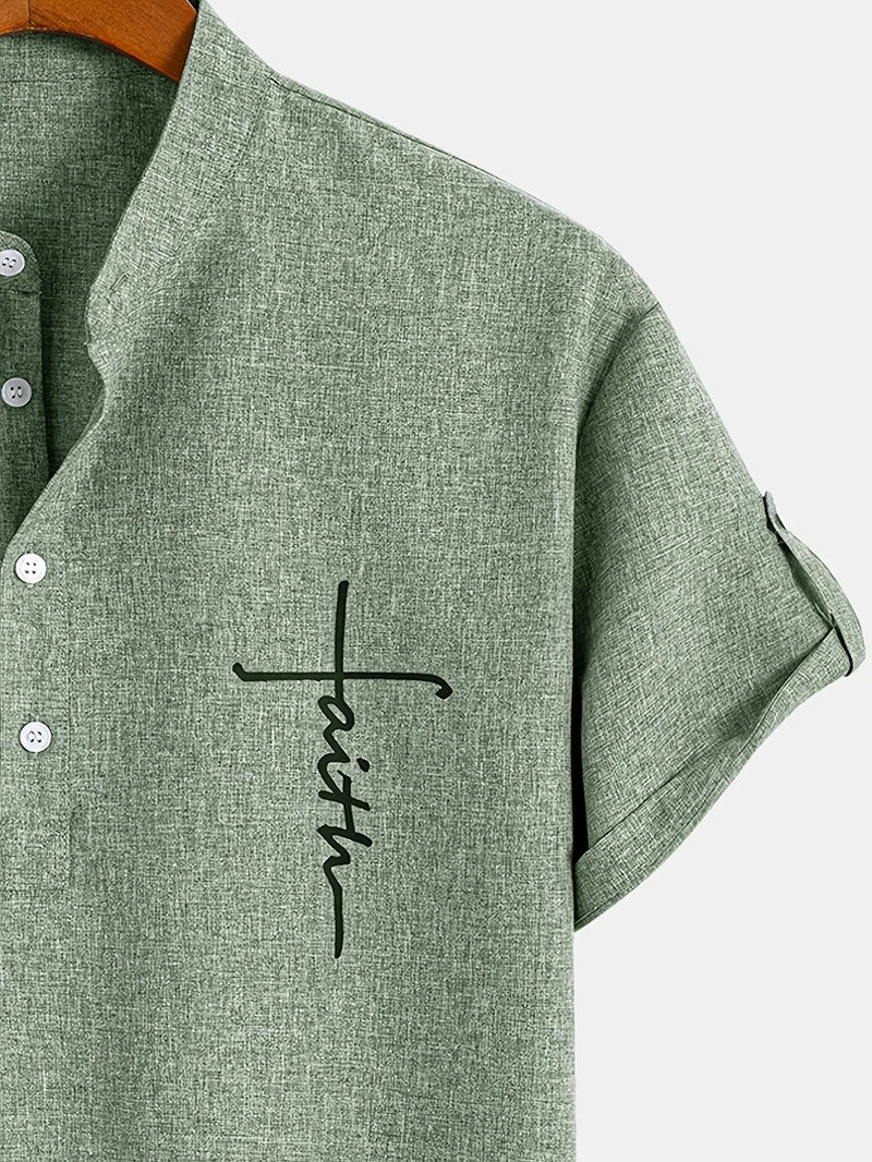 Camisa de Cuello Mao