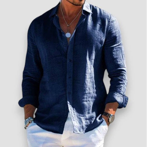 Luca - Camisa de lino elegante y ligera