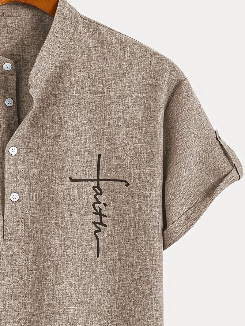 Camisa de Cuello Mao
