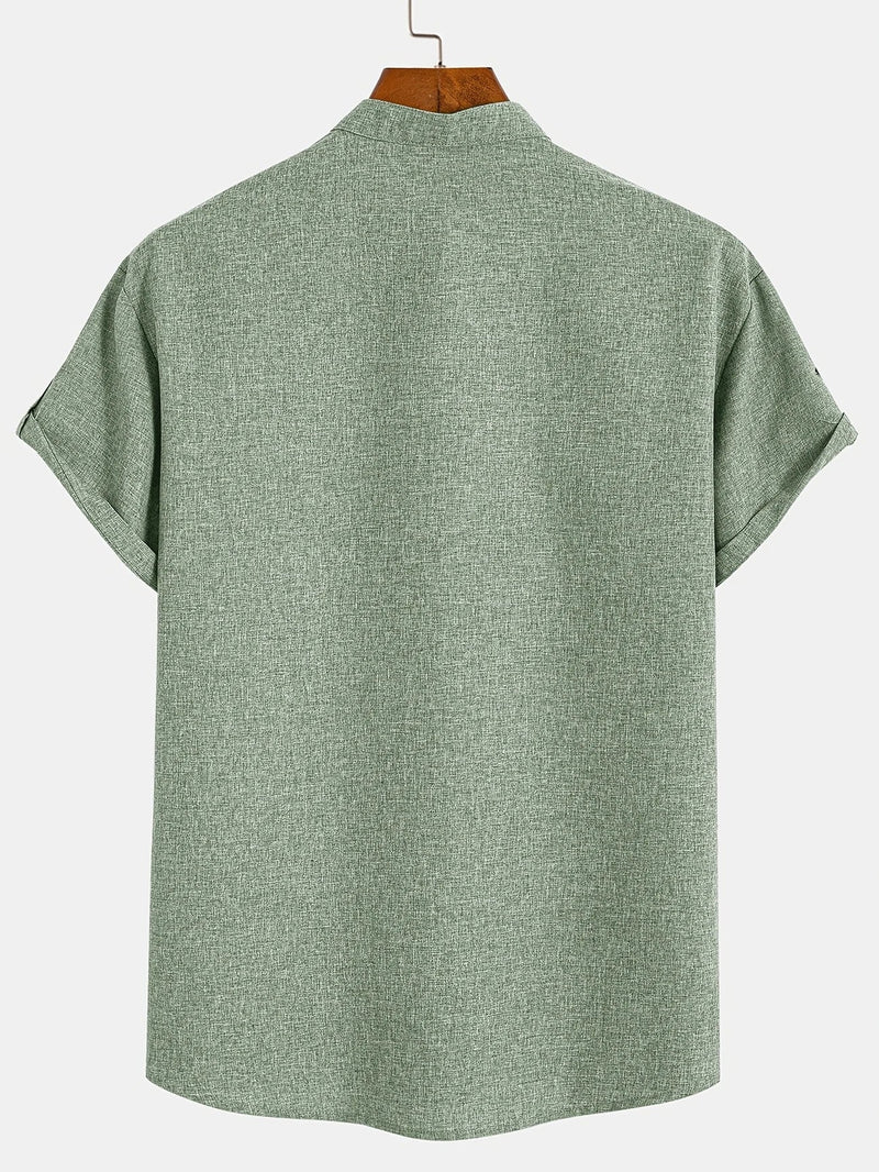 Camisa de Cuello Mao