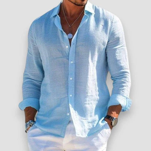 Luca - Camisa de lino elegante y ligera