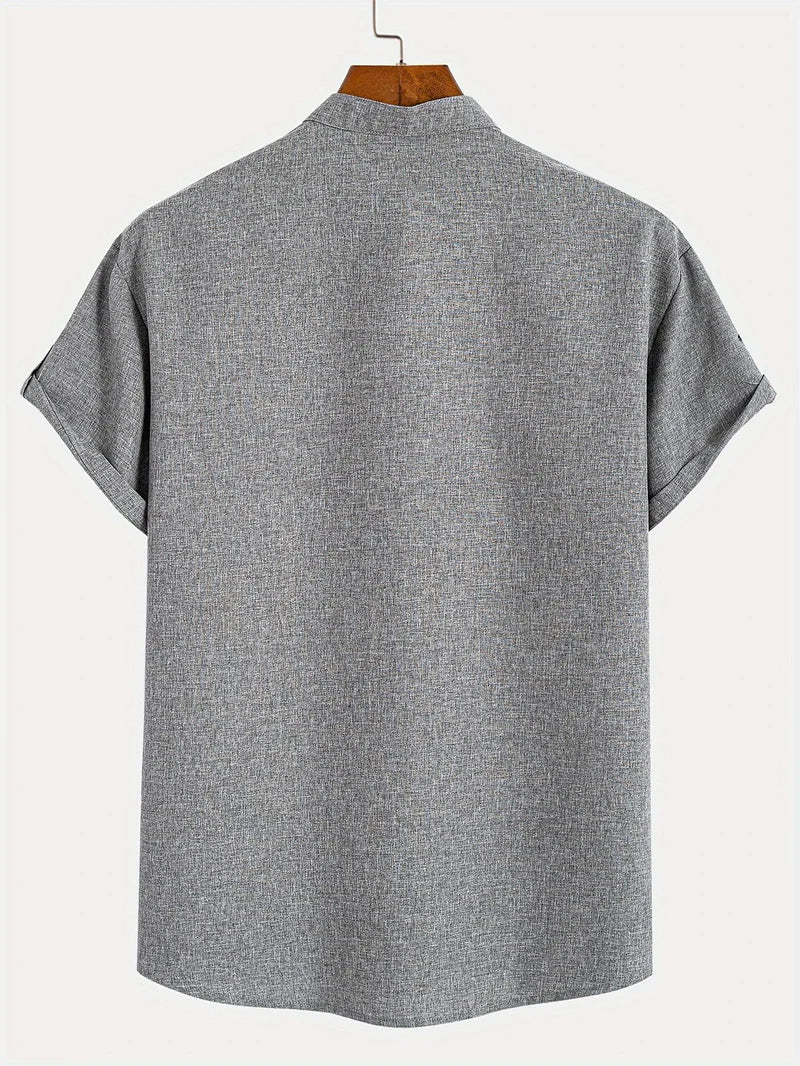 Camisa de Cuello Mao