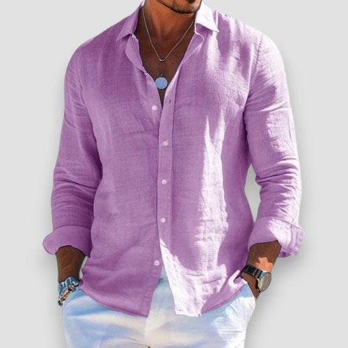 Luca - Camisa de lino elegante y ligera
