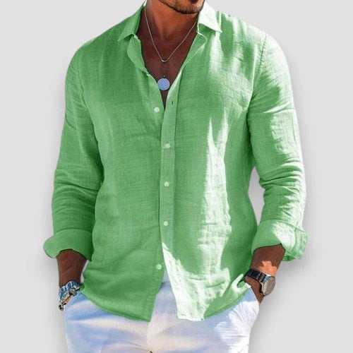 Luca - Camisa de lino elegante y ligera