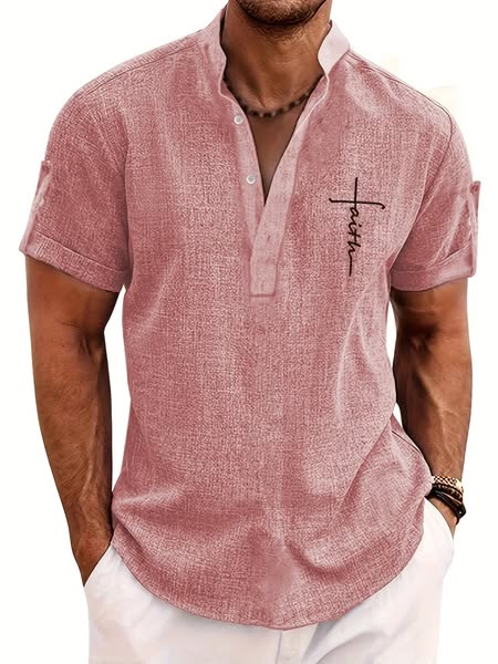 Camisa de Cuello Mao