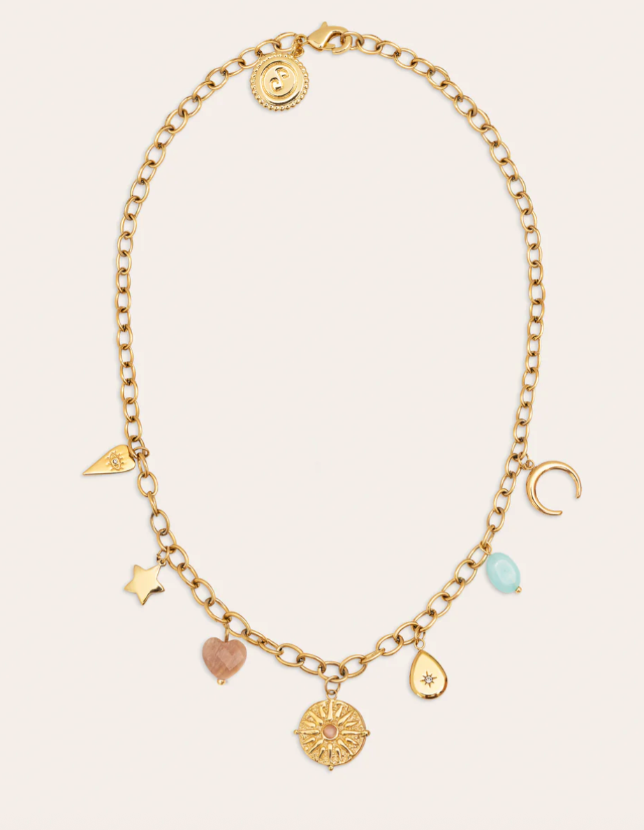 Collar Solei – Elegancia Celestial Bañada en Oro