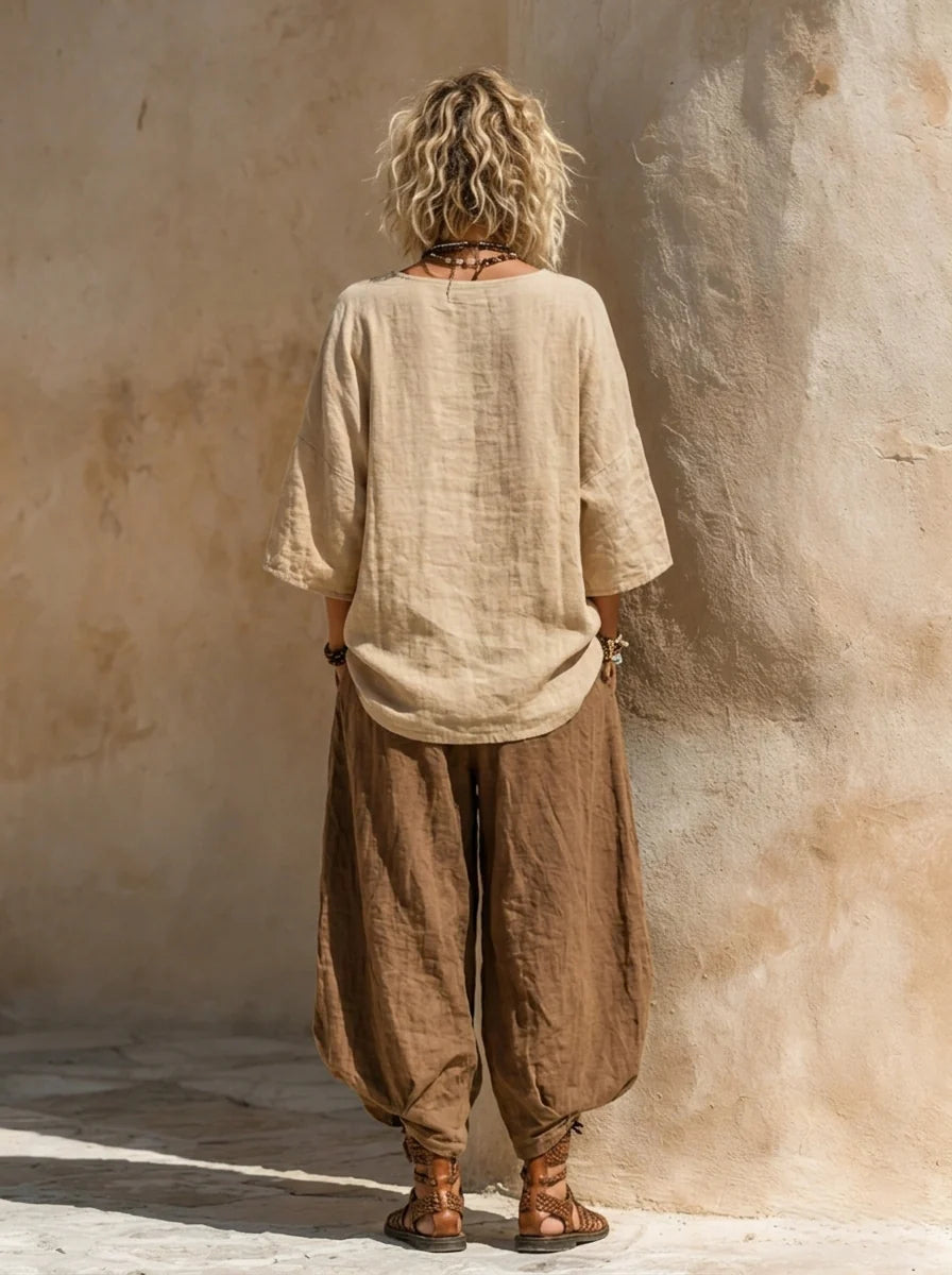 Conjunto de Tres Piezas Estilo Bohemio