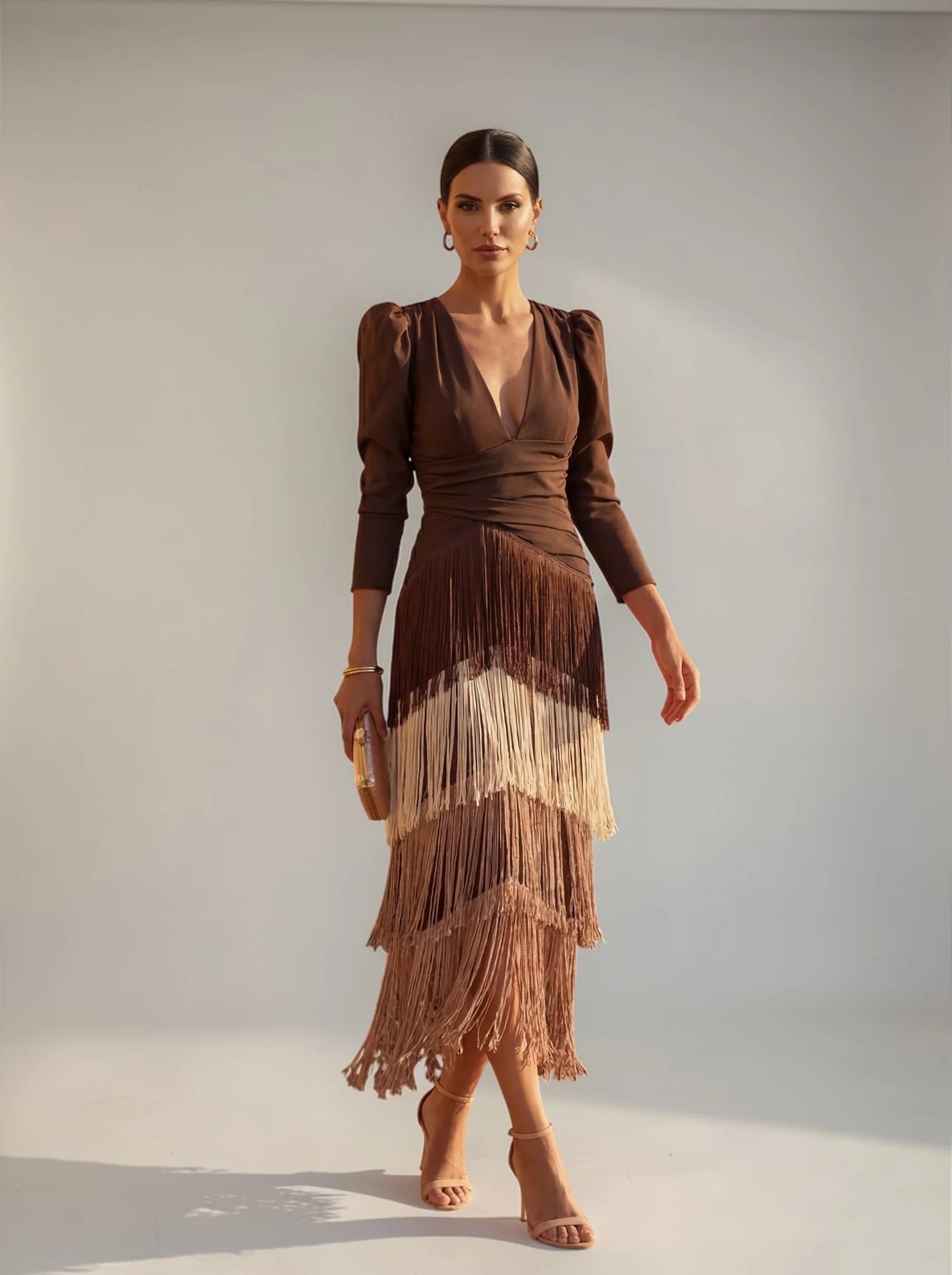 Vestido Siena Flecos