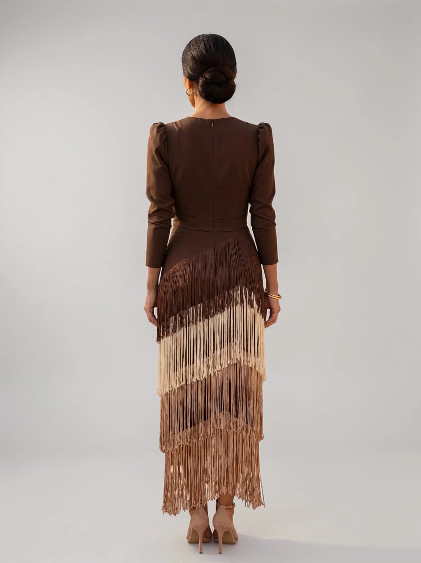 Vestido Siena Flecos