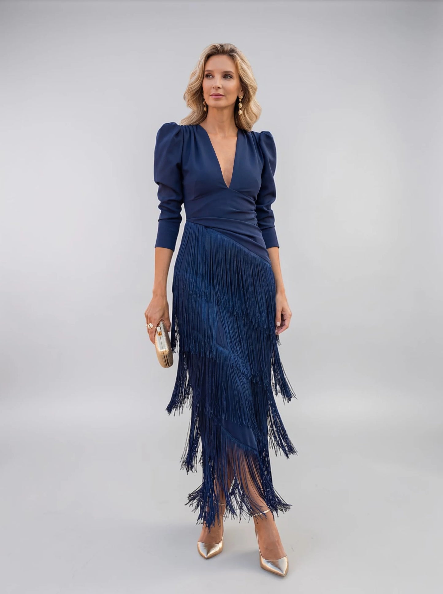 Vestido Siena Flecos