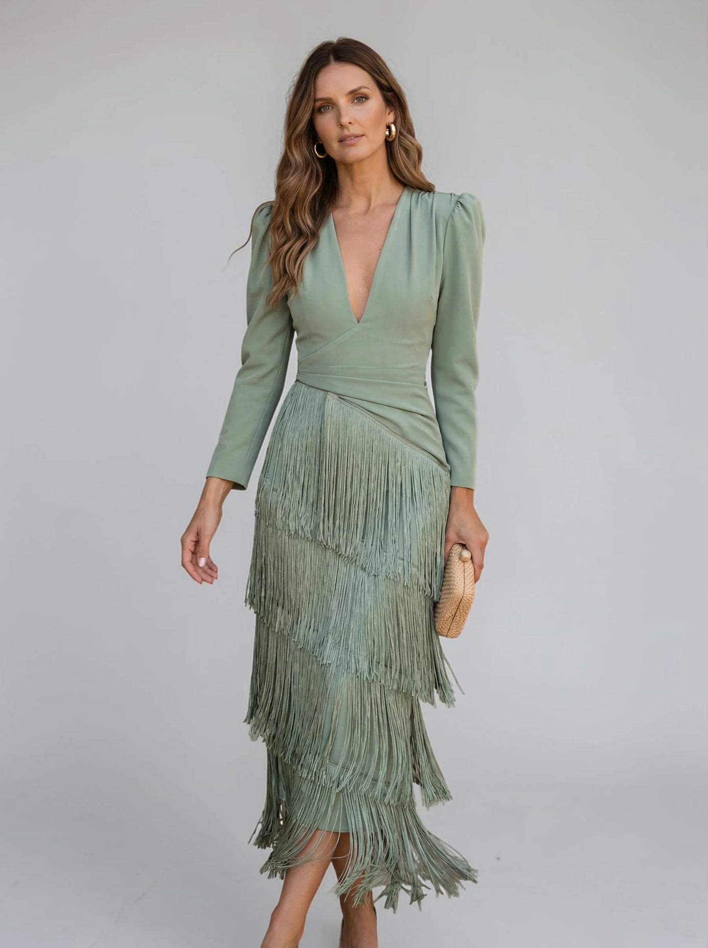 Vestido Siena Flecos