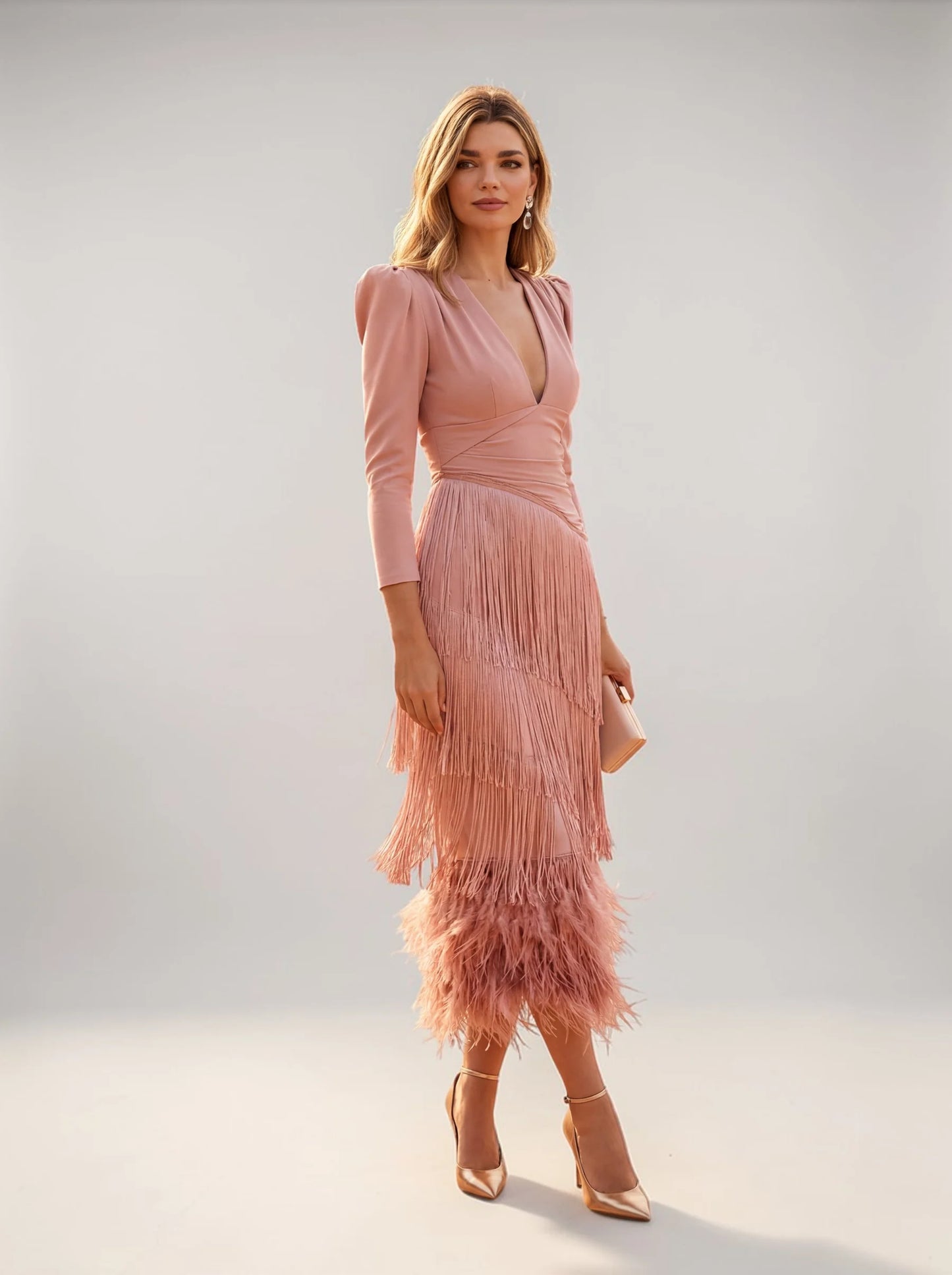 Vestido Siena Flecos