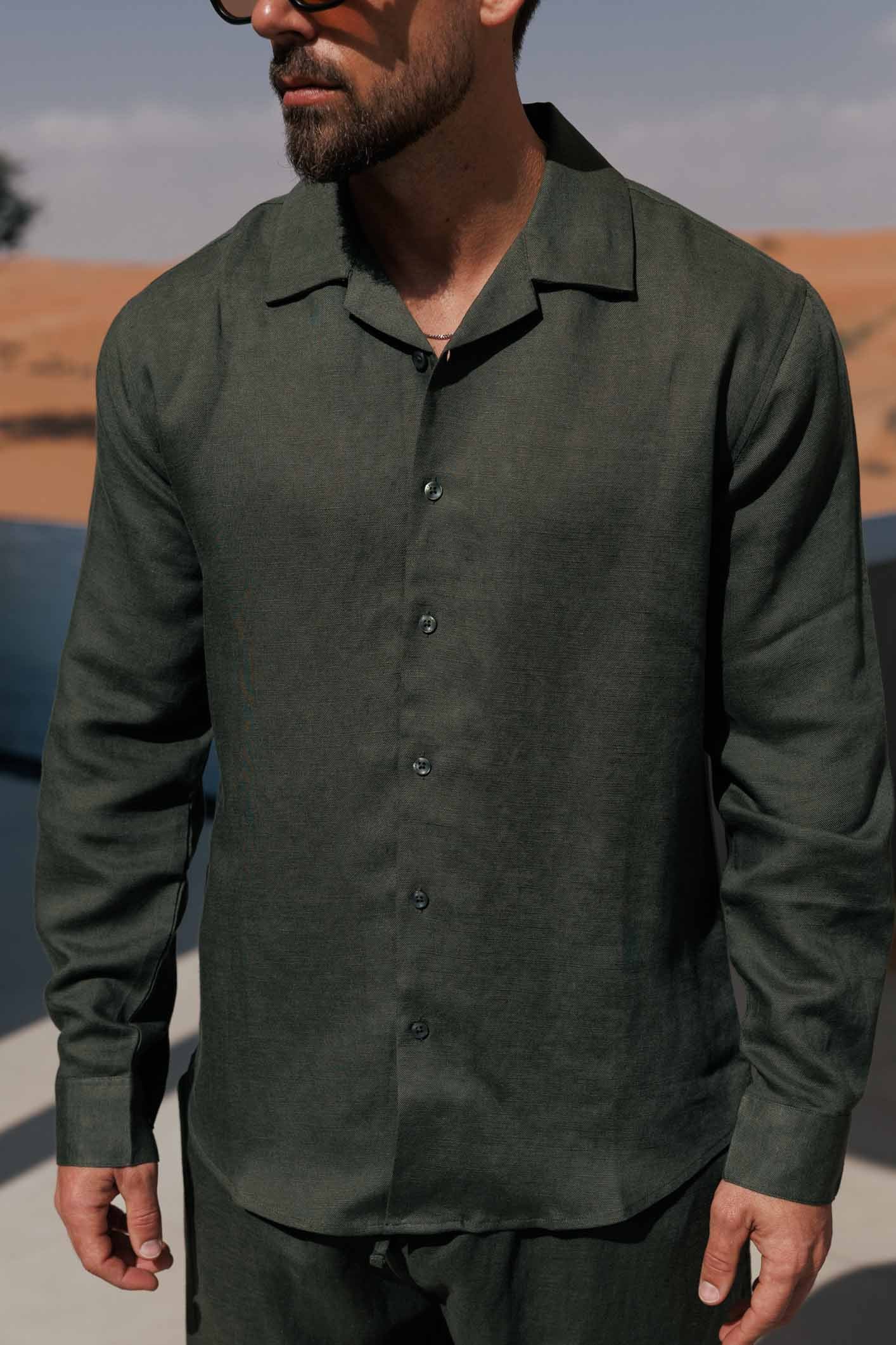 Camisa de lino