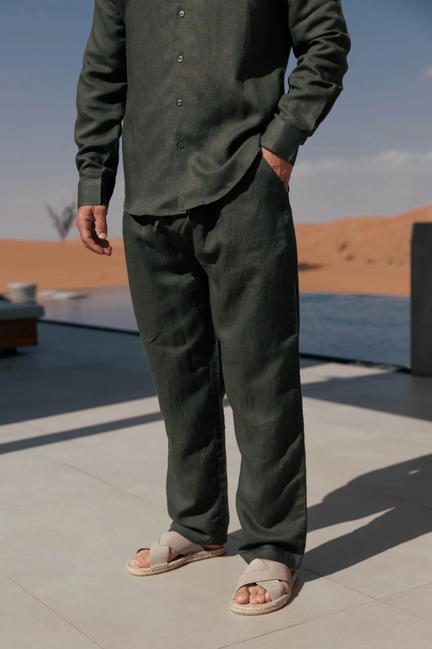 Pantalón de lino