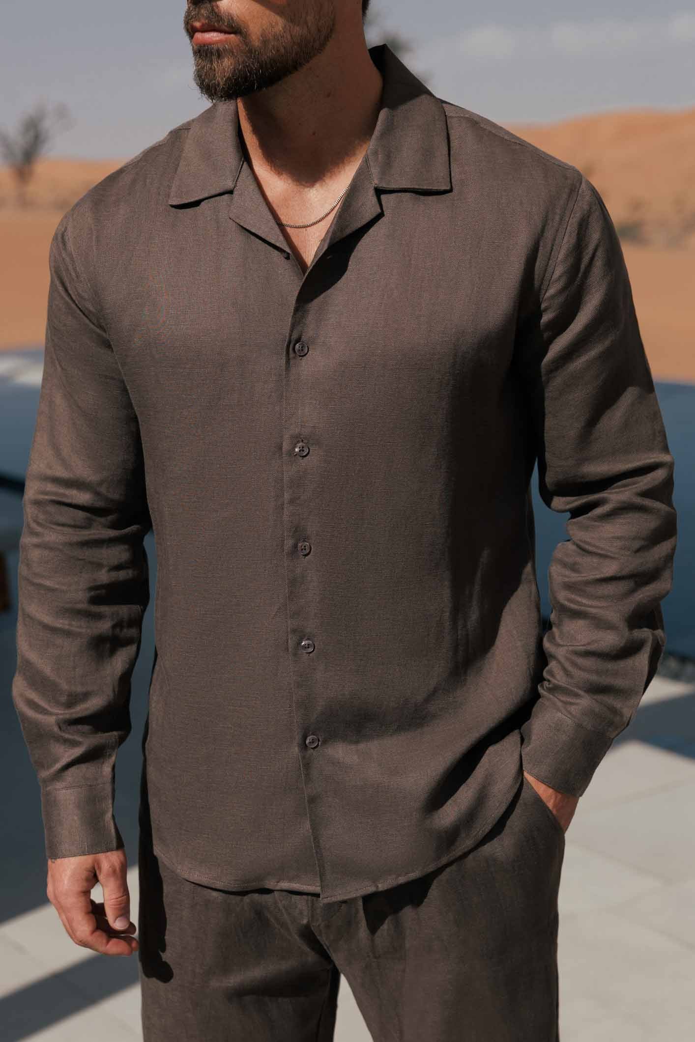 Camisa de lino