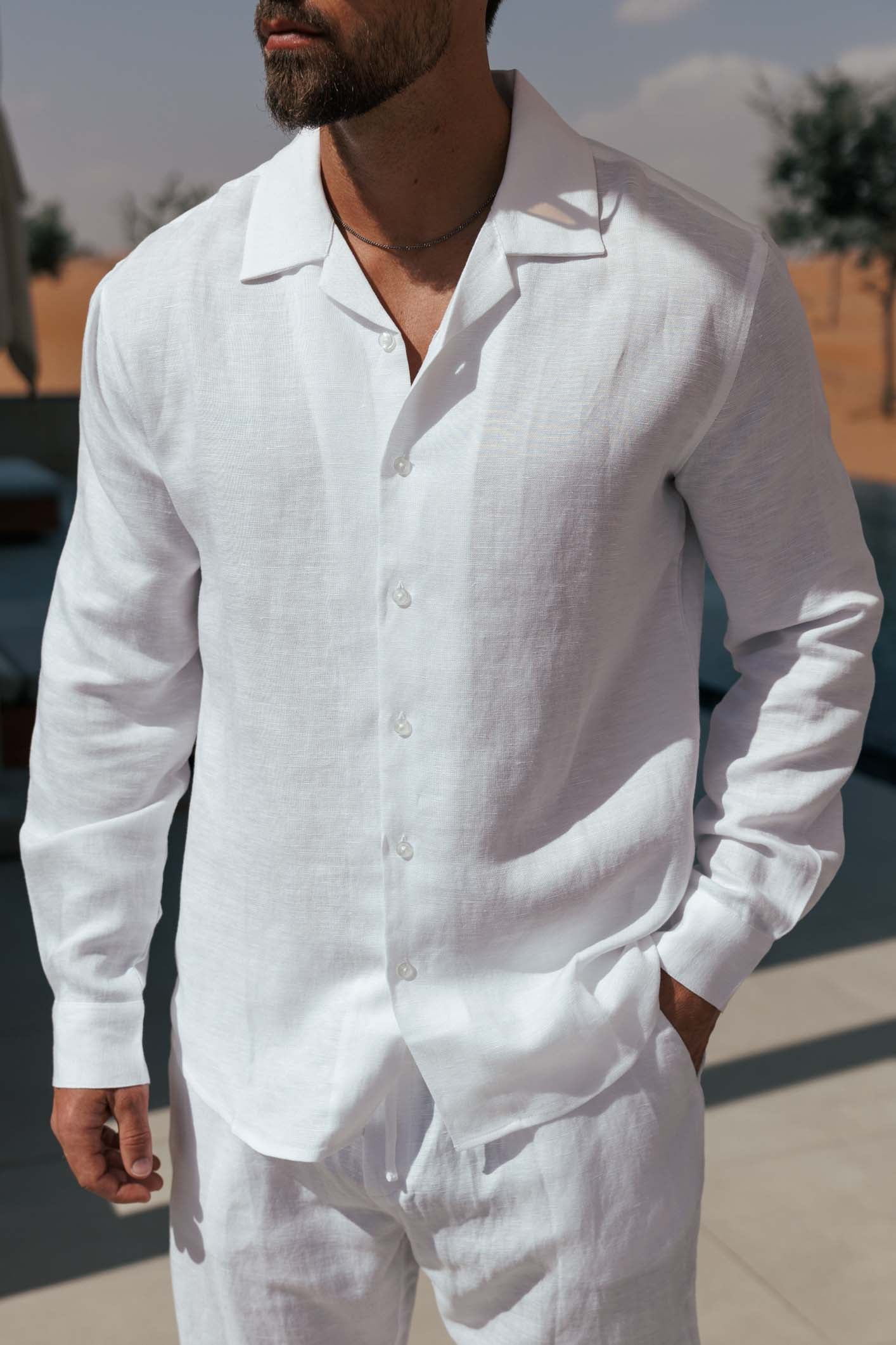 Camisa de lino