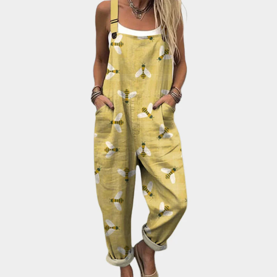 Mono Amarillo Estampado Abejas